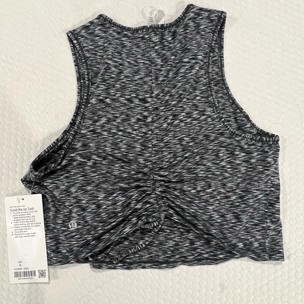 LULULEMON Cinch Me Up tank NWT